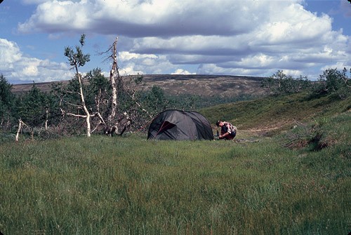 Tältning, Vedungfjället